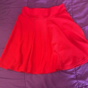 Red Women's Skirt